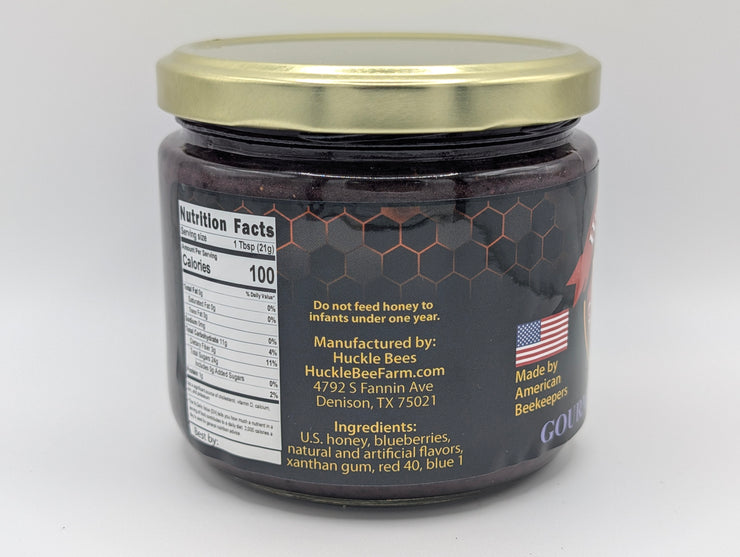 1 LB - Blueberry Creamed Honey - Regular