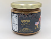 1 LB - "Bee Well" - Creamed Honey with Lemon, Ginger, Garlic, Tumeric, Lemon Peel, Bee Pollen