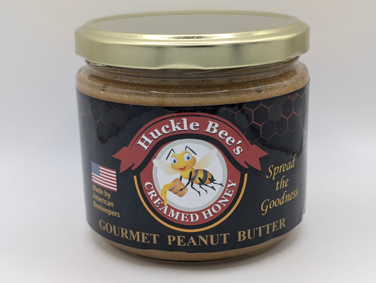 1 LB - Crunchy Peanut Butter Creamed Honey