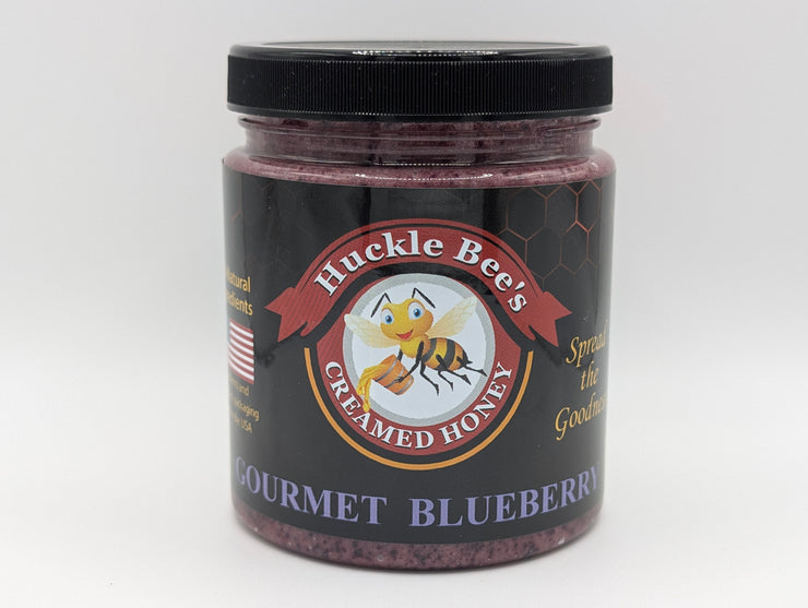 1 LB - Blueberry Creamed Honey - All Natural Ingredients