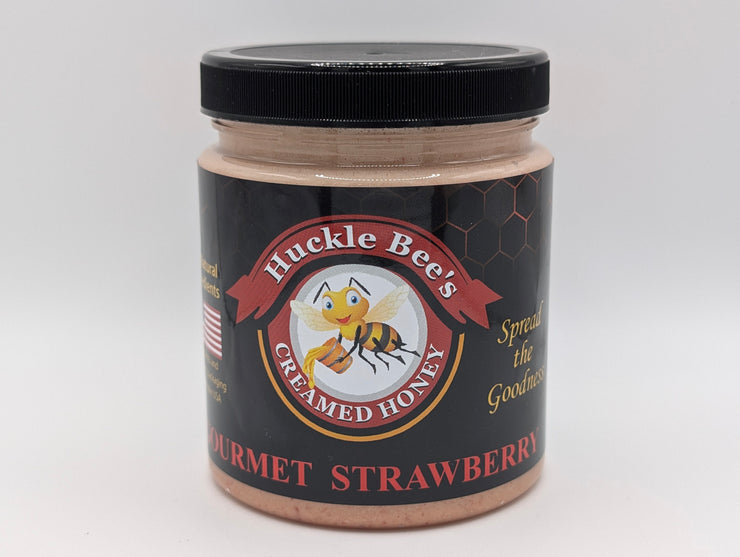 1 LB - Strawberry Creamed Honey - All Natural Ingredients