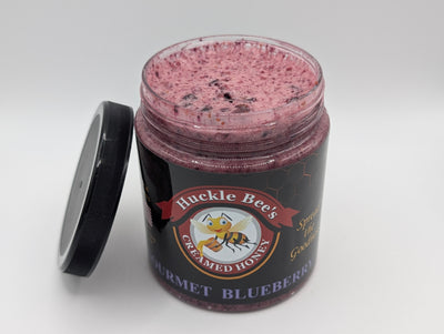 1 LB - Blueberry Creamed Honey - All Natural Ingredients