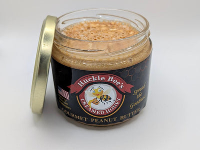 1 LB - Crunchy Peanut Butter Creamed Honey